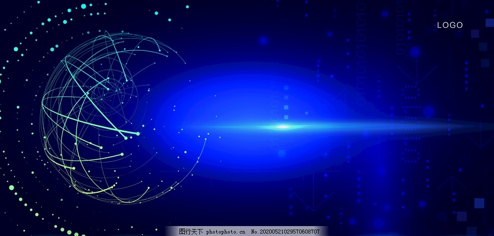 藍(lán)色背景下的電子技術(shù) 探索、創(chuàng)新與未來